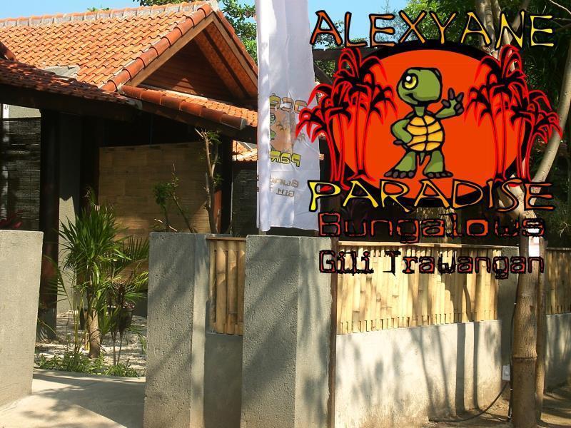 Alexyane Paradise Bungalow Gili Trawangan Exteriör bild
