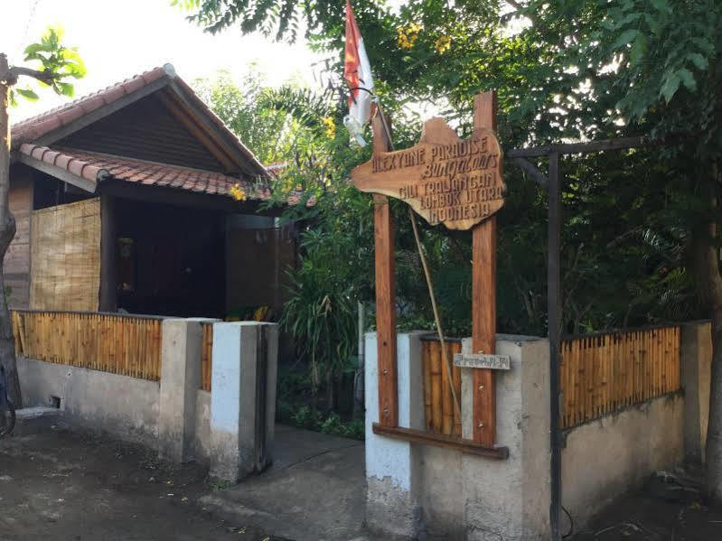Alexyane Paradise Bungalow Gili Trawangan Exteriör bild